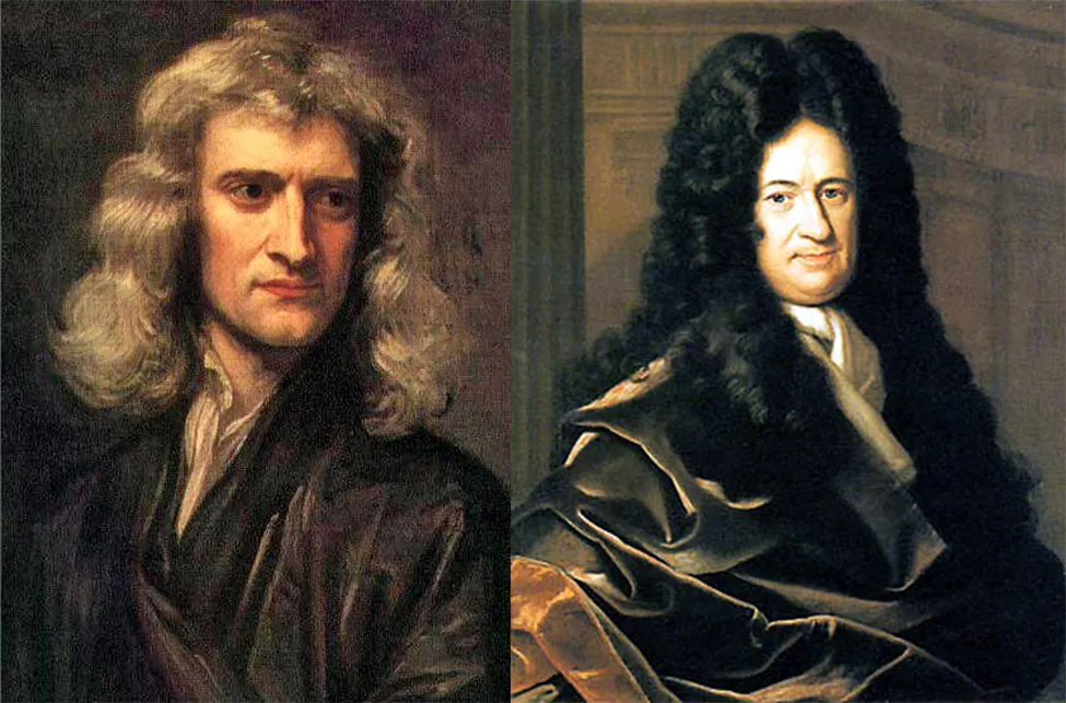 Figure 3.2 — Newton and Leibniz are credited with developing calculus independently.
